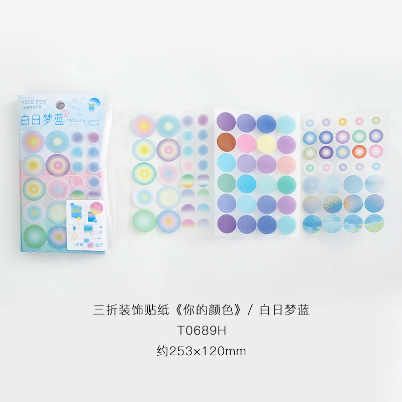 Colored Dot Series Stickers