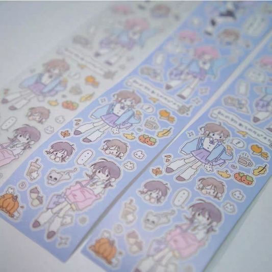 #0010 N1 Morning Series sticker rolls