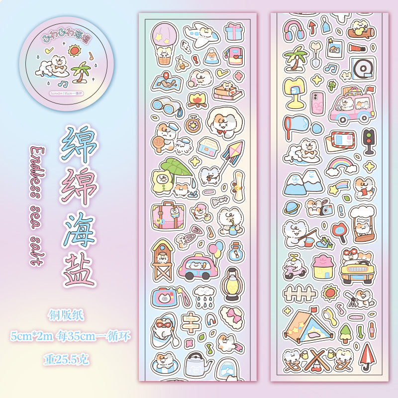 food gathering series sticker rolls