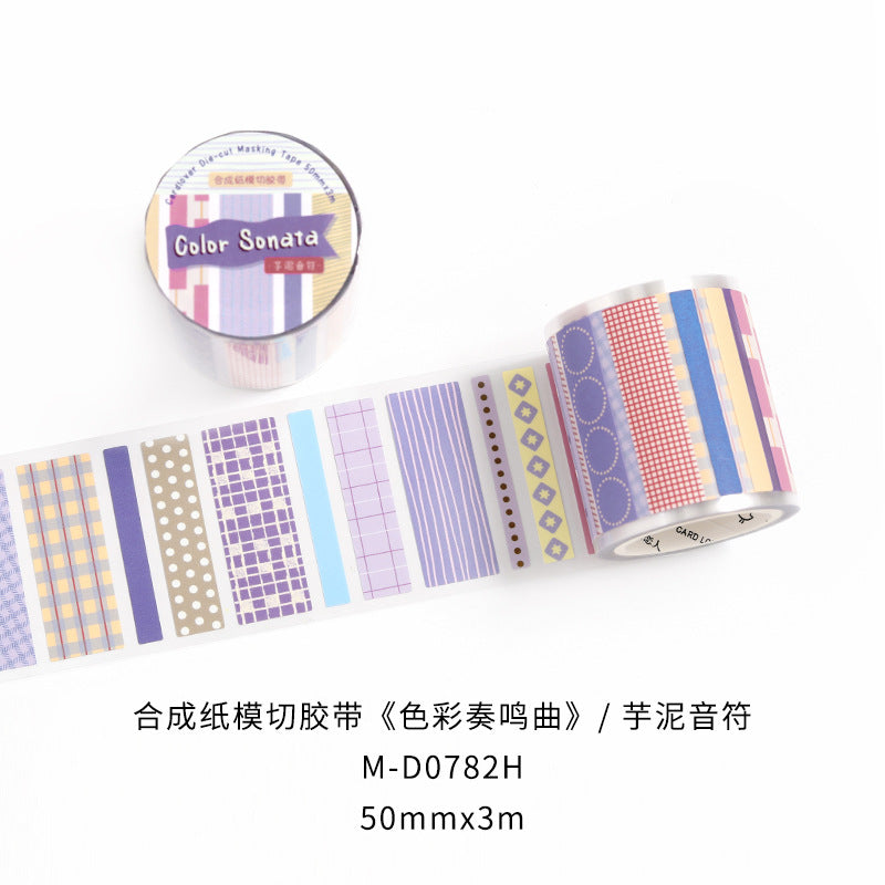 basic colors sticker rolls