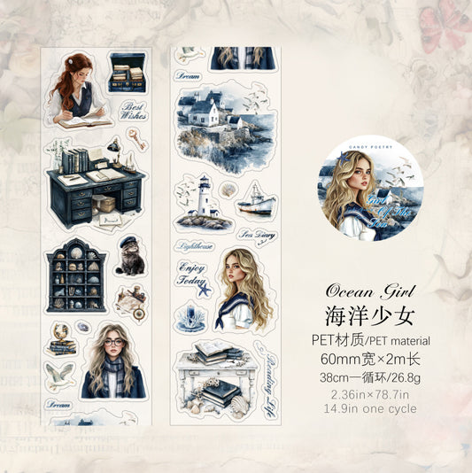 Schoolgirl Academy Sticker Roll