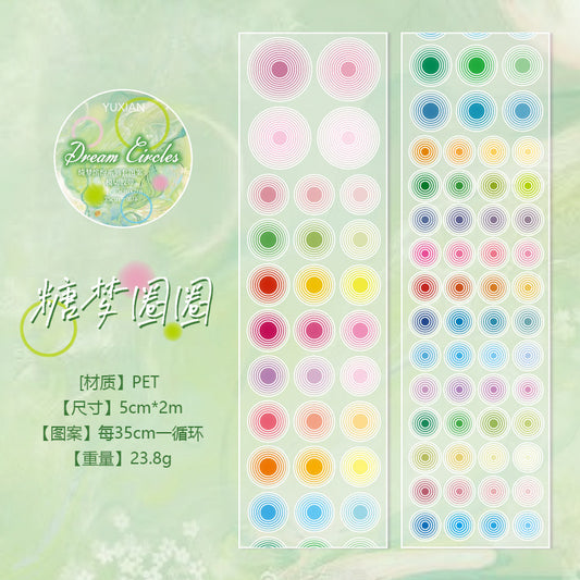 Versatile Love Heart Series Sticker Roll