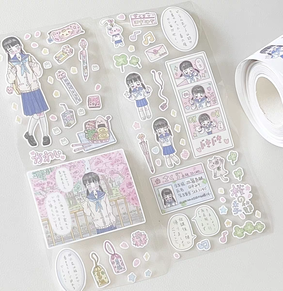 #ruan0002 Sakura Girls' High School sticker roll