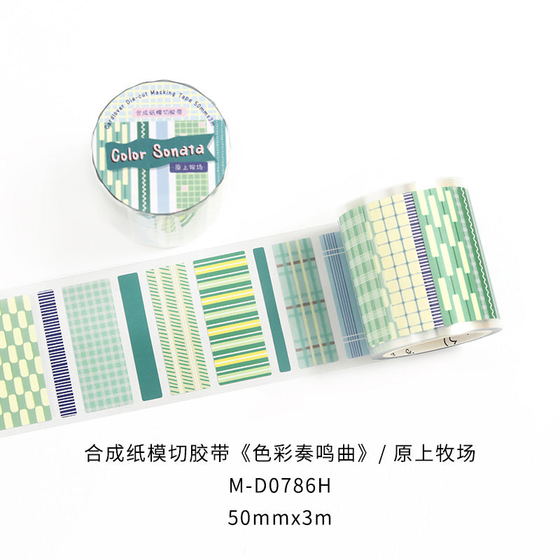 basic colors sticker rolls