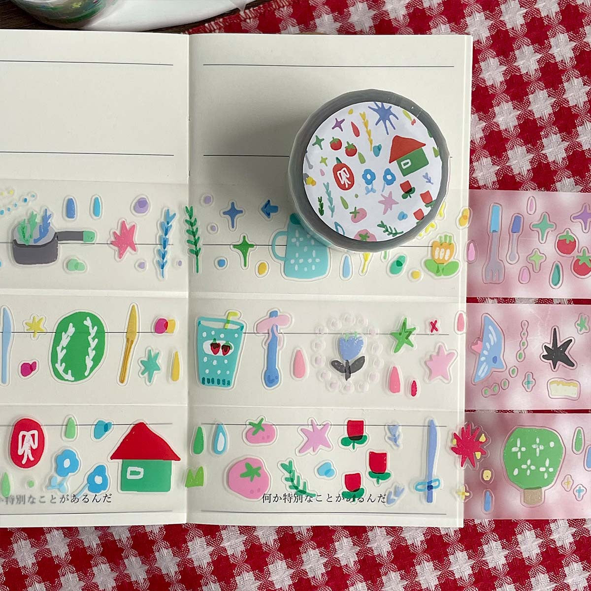 Summer sticker rolls
