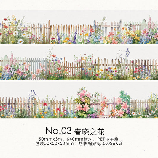 Flower Series Sticker Roll