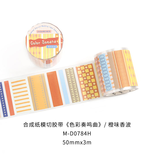 basic colors sticker rolls