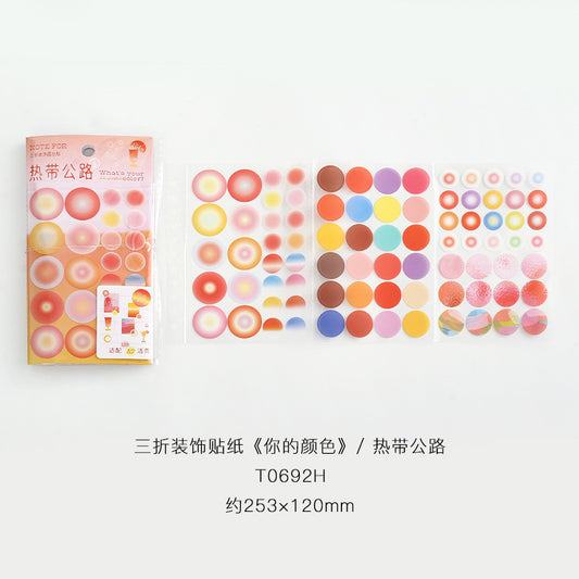 Colored Dot Series Stickers
