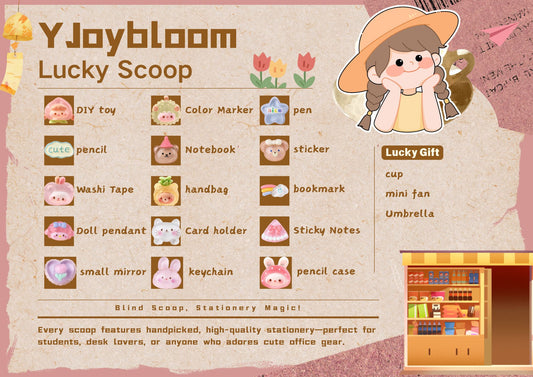 Lucky Scoop:  Lucky Blind Scoop, Surprise Delivered