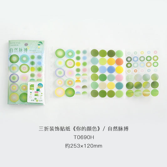 Colored Dot Series Stickers