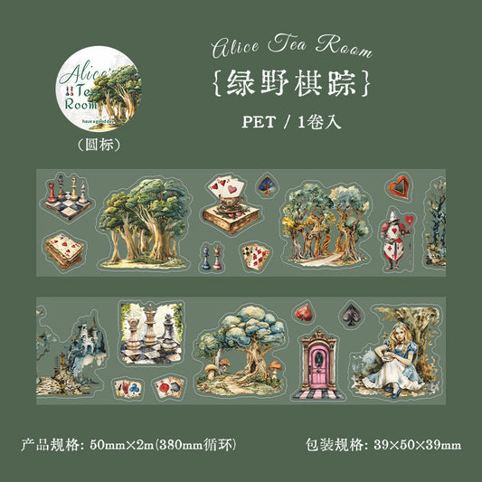 Alice Tea Room Sticker Roll