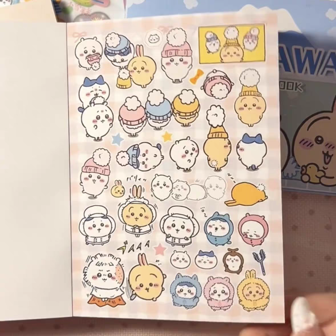 chiikawa sticker book