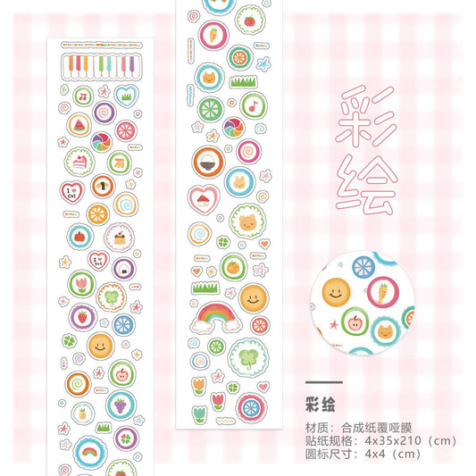 daily time sticker rolls