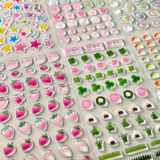 mini small items stickers