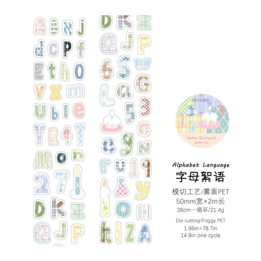 Crooked Patch Series sticker rolls