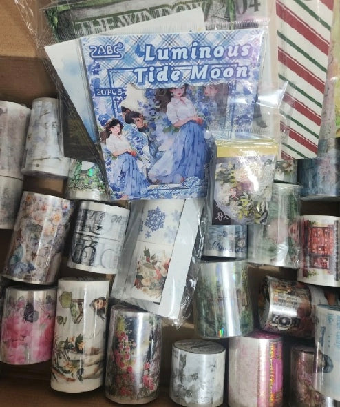 sticker mystery box（30 items for $35）